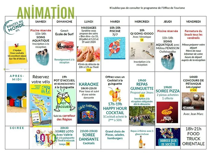 L'orée Des Bois - Atc Routes Du Monde Atc - Saint-pierre D'oléron Camping