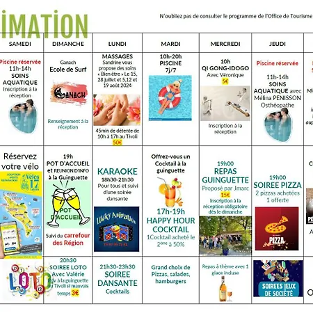 L'oree Des Bois - Atc Routes Du Monde Atc - Saint-pierre D'oleron אתר קמפינג